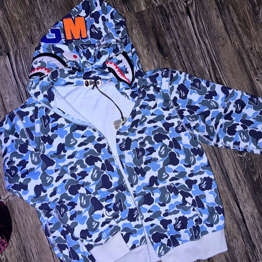 A Bathing Ape ABC Camo Zip Up Hoodie